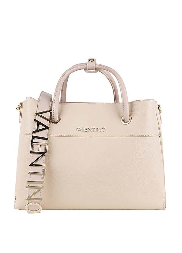 Valentino Alexia Ecru Shopping Bag Freemans
