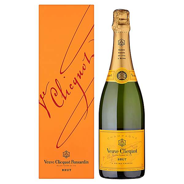 Veuve Clicquot Yellow Label Brut Champagne 75Cl Gift Boxed | Freemans