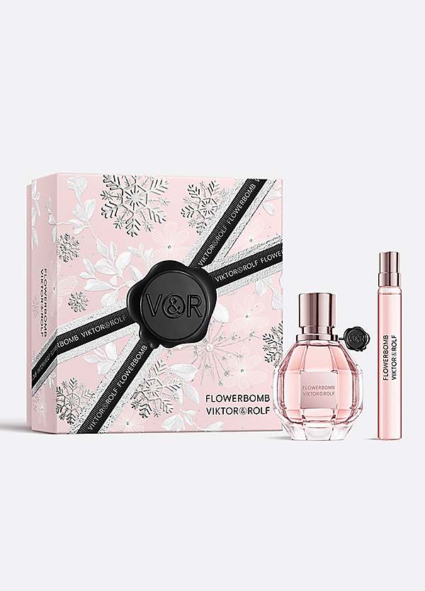 Viktor Rolf Flowerbomb Eau De Parfum 50ml 10ml Gift Set Freemans