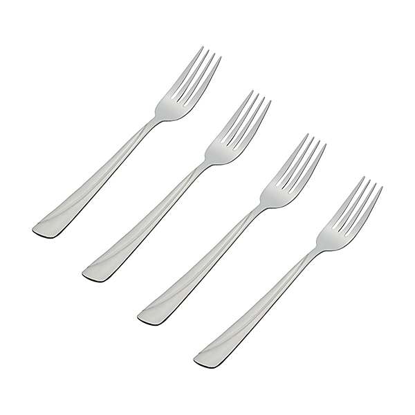 Viners Select 4-Piece Pastry Fork Set | Grey