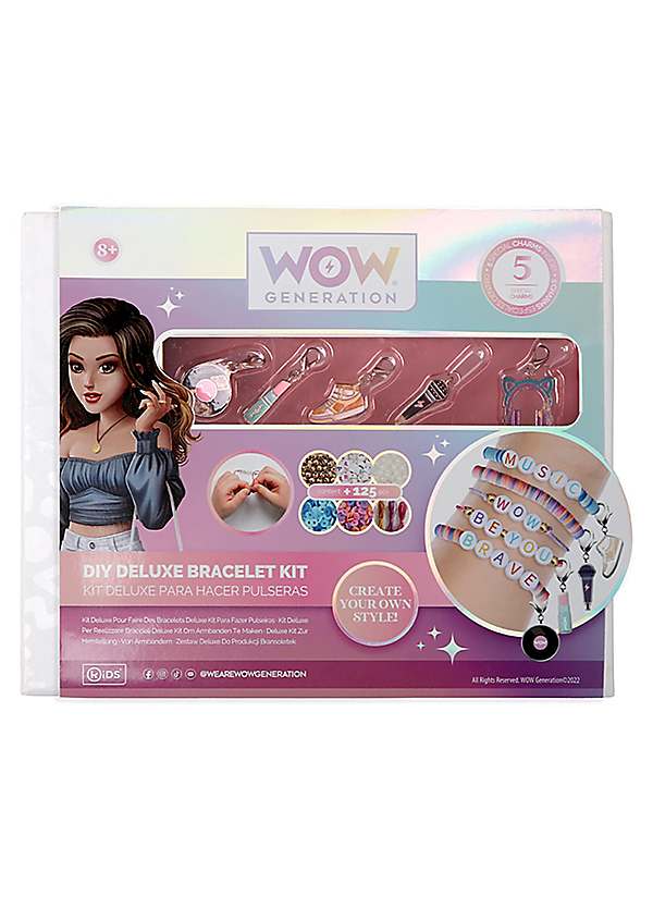 WOW Generation Kit DIY Deluxe Bracelet Maker with Charms Freemans
