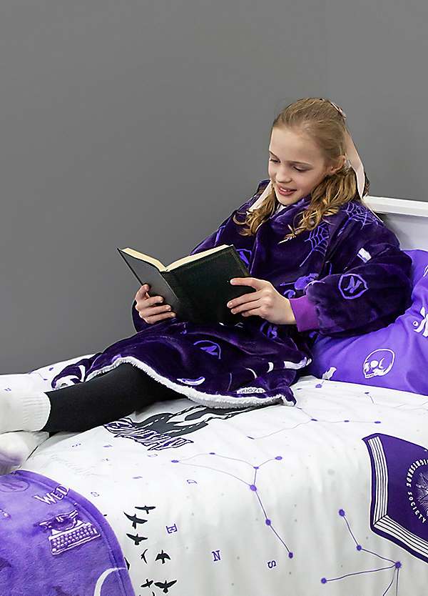 Wednesday Destined Hugzee - Wearable Hooded Fleece Blanket | Freemans