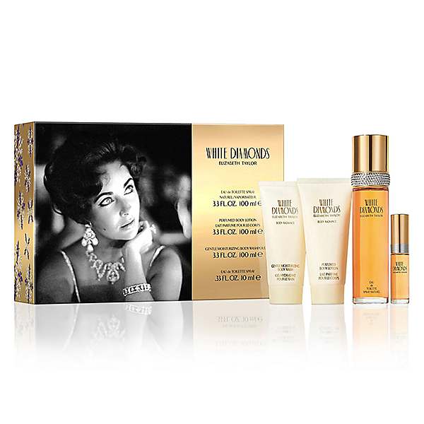 White Diamonds Elizabeth Taylor 100ml 4 Piece Gift Set Freemans