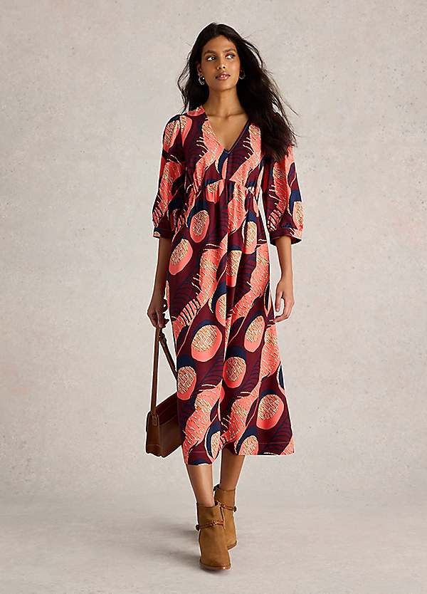 knee length dresses for ladies White Stuff Lucy Midi Dress