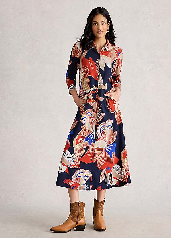 White Stuff Rua Jersey Shirt Dress White Stuff Rua Jersey Shirt Dress