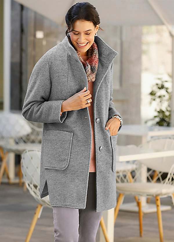 Witt Buttoned Pocket Side Slit Coat | Freemans