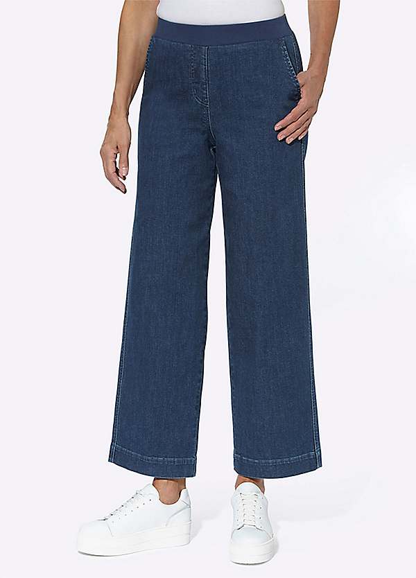 Soft hot sale denim culottes