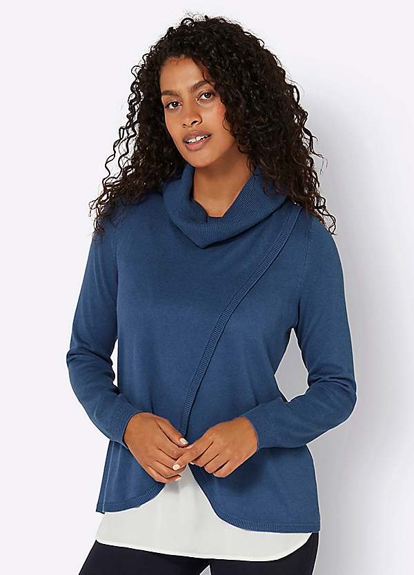 Layered look sale jumper