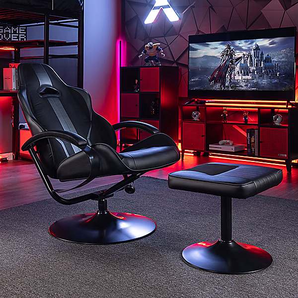 X rocker gaming best sale chair red and black