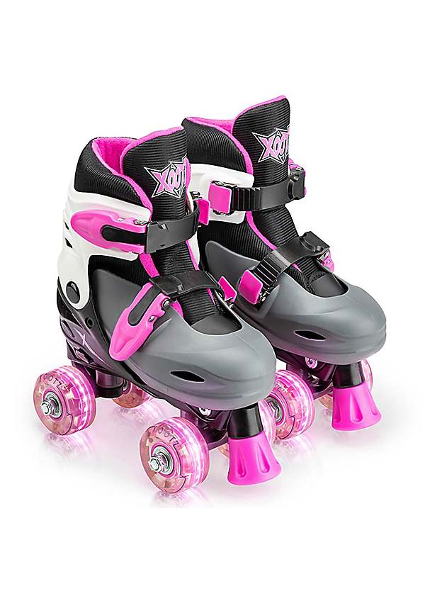 Xootz LED Quad Skates - Pink | Freemans