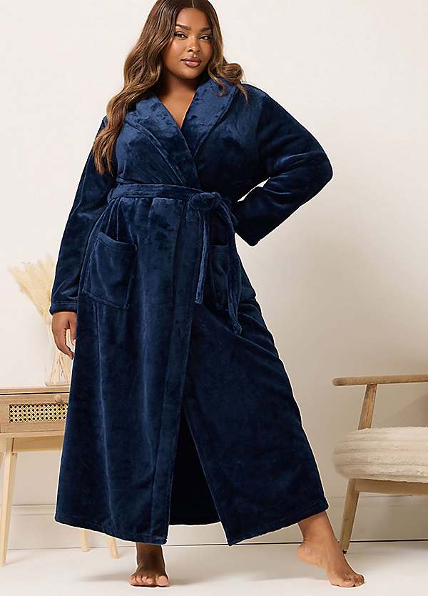 Yours Curve Super Luxe Maxi Dressing Gown