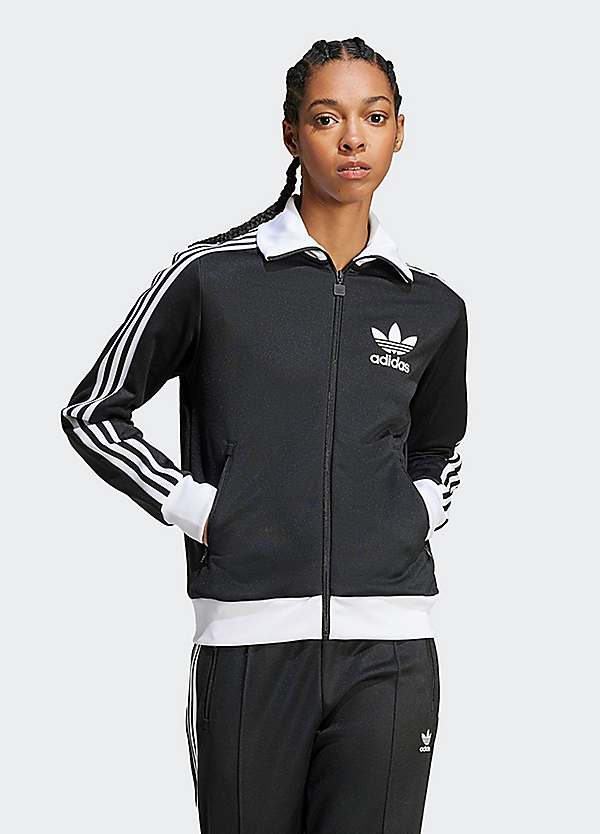 adidas Originals 3 Stripe Trefoil Detail Outdoor Jacket