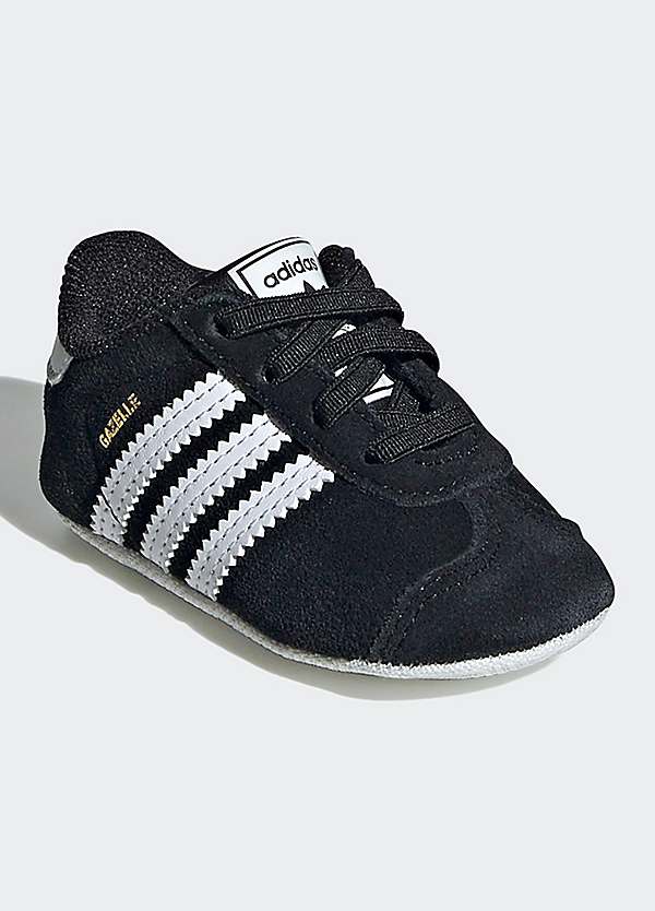 Black adidas gazelle kids best sale