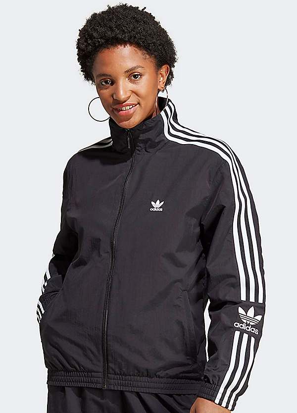 Adidas mesh zip up track clearance top