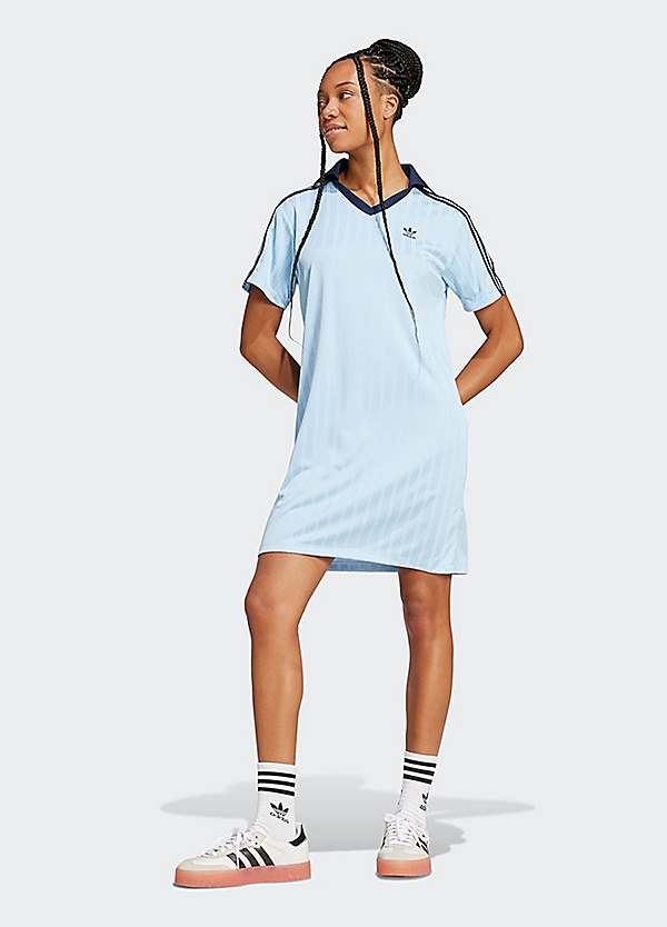 adidas Originals Ribbed V-Neck Dress | Freemans