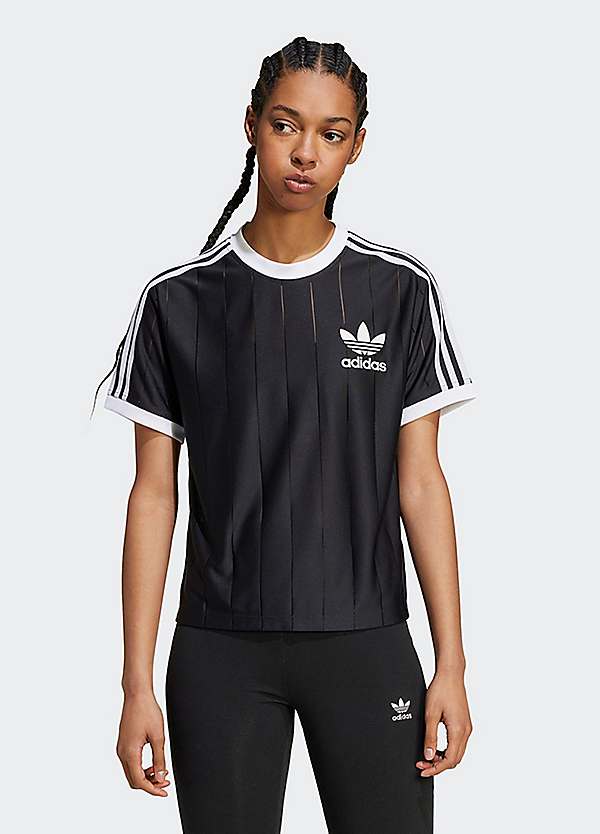 adidas Originals Striped Sports T Shirt Freemans