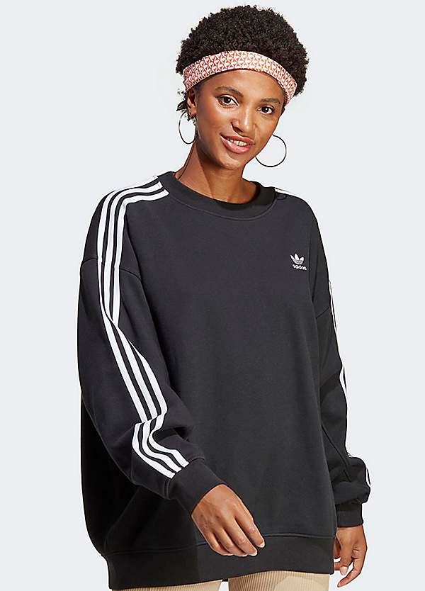 Adidas oversized best sale sweatshirt womens