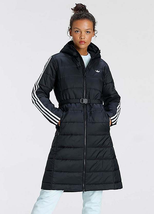 Adidas long shop coat womens