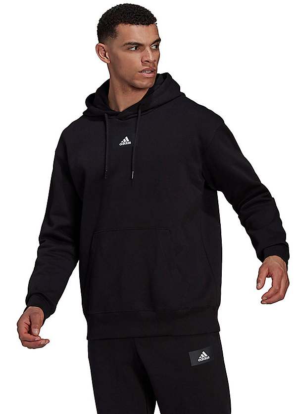 adidas Performance ’Essentials Feelvivid Cotton Fleece’ Drop Shoulder Hoodie