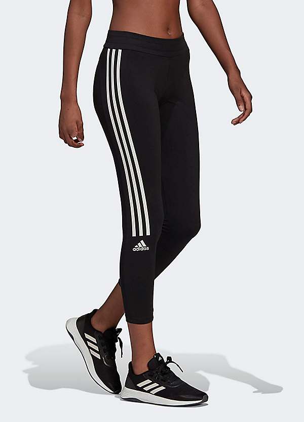 adidas Performance Designed To Move High-rise 3-stripes 3/4 Sport