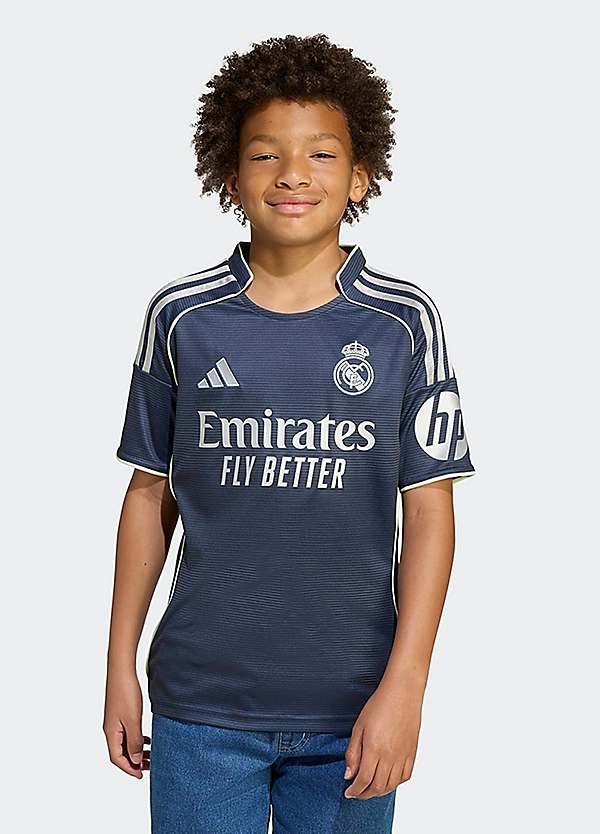 adidas Performance Kids Real Madrid Away Football Jersey Freemans