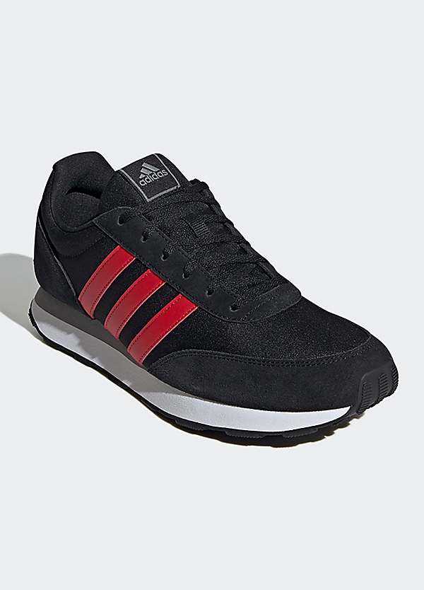 adidas gazelle silver green womens adidas | Run 60S 4.0 Shoes - Black/Silver/White main image 0