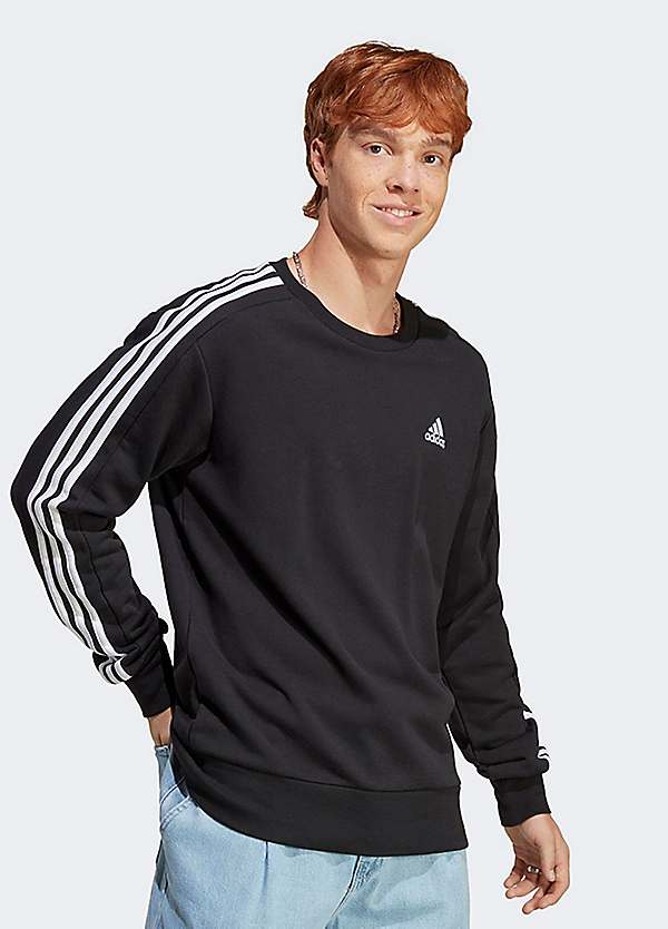 Adidas striped jumper online