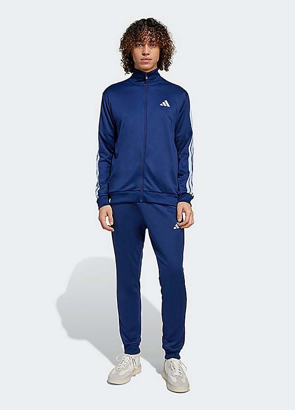 adidas Sportswear Long Sleeve 3-Stripe Tracksuit Freemans