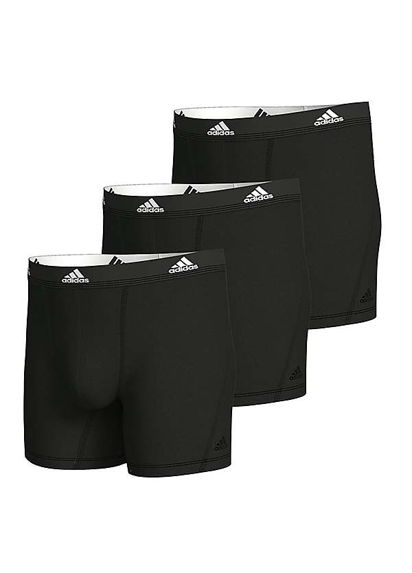 adidas Sportswear Pack of 3 Active Flex Cotton Boxer Shorts Freemans