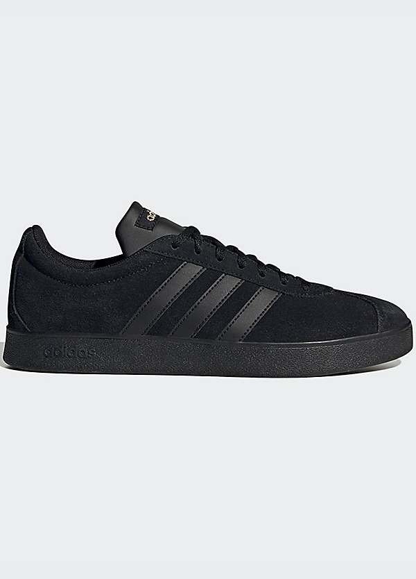 Adidas vl court suede trainers outlet grey