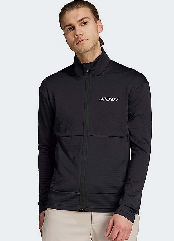 adidas hoodless jacket