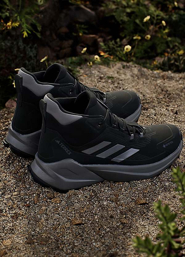 Adidas black hiking shoes on sale