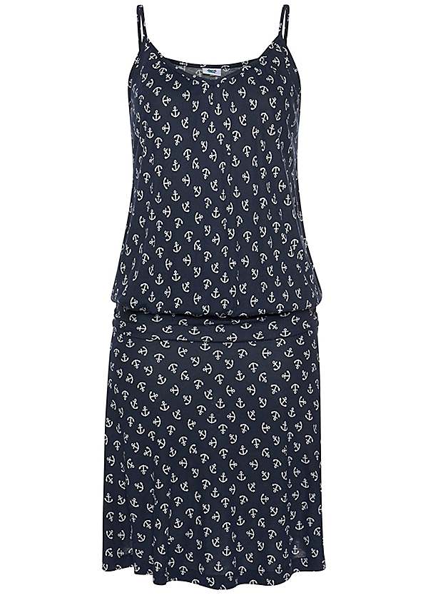 Anchor print dress best sale