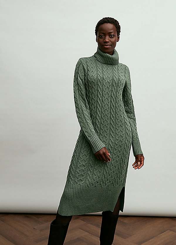 bonprix Cable Knit Dress