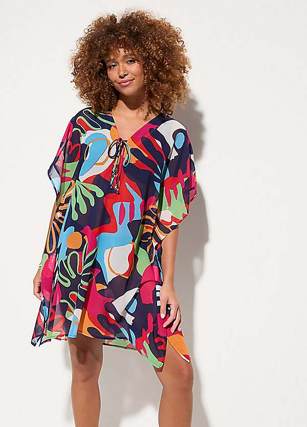 bonprix Chiffon Beach Kaftan | Freemans