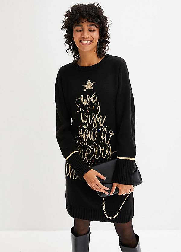 bonprix Christmas Knitted Dress bonprix Christmas Knitted Dress
