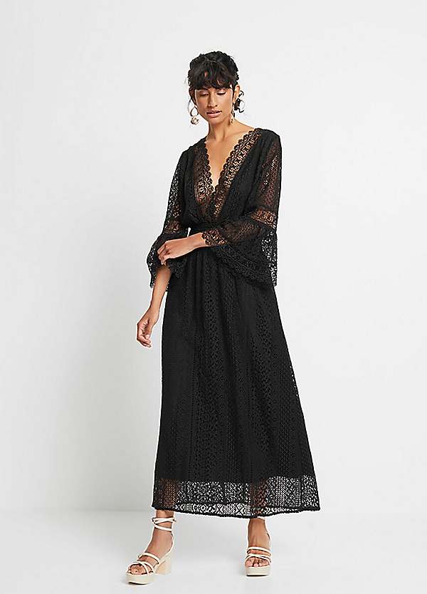 bonprix		
		
		Crochet Lace Maxi Dress