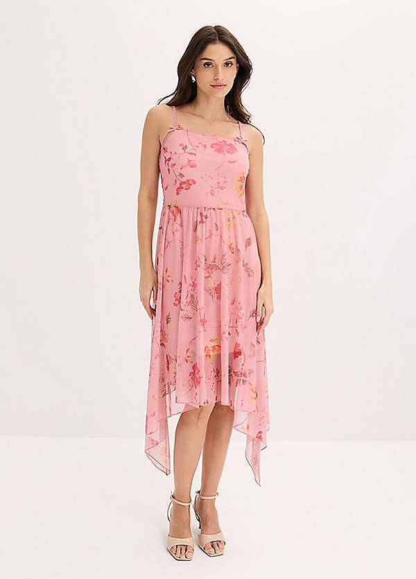 bonprix Floral Chiffon Dress
