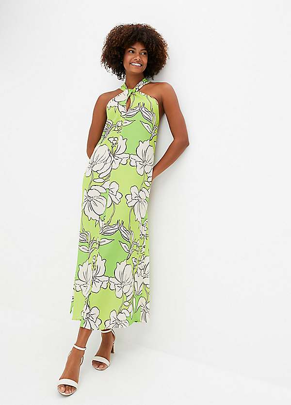 sachin and babi light blue dress Summer Somewhere Halter Neck Midi Dress main image 0