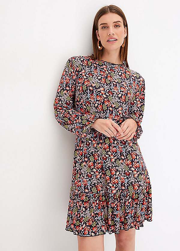 bonprix Floral Print Jersey Dress