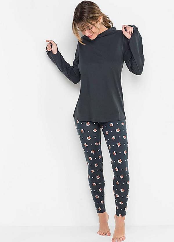bonprix Fox Print Pyjamas Freemans