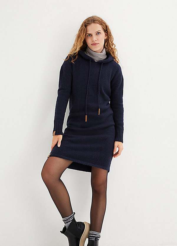 bonprix Hooded Knit Dress