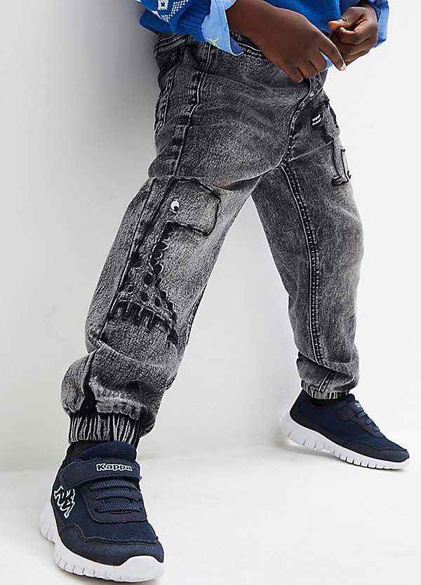 bonprix Kids Dino Print Thermal Jeans Freemans