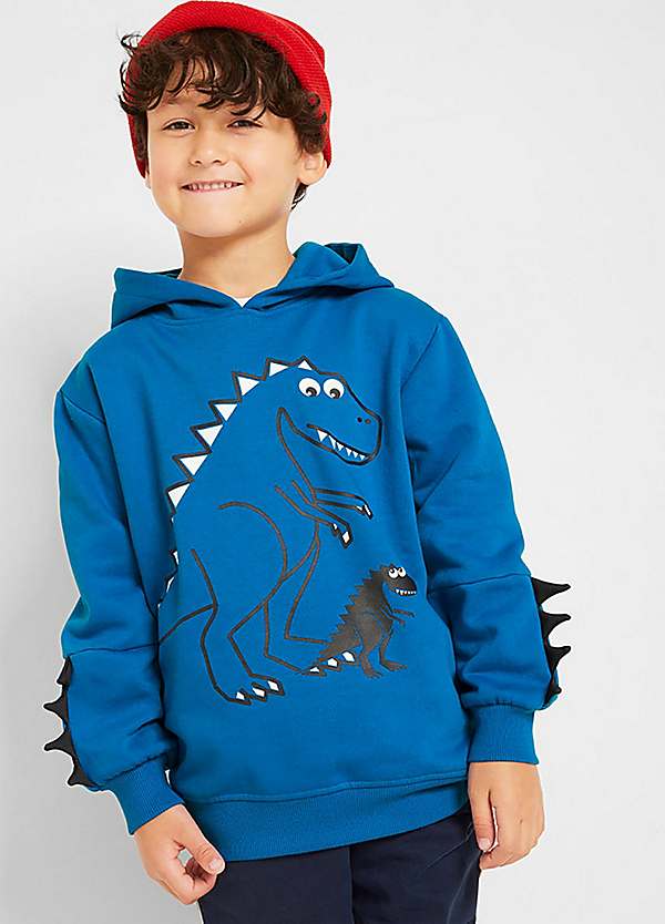 bonprix Kids Dinosaur Jersey Hoodie