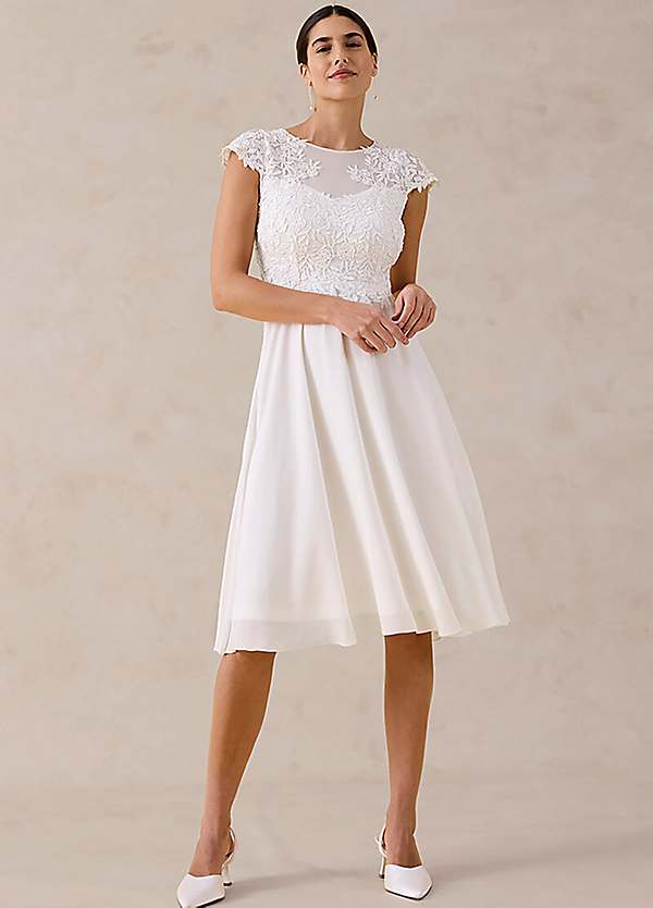 sachin and babi light blue dress Navy Blue Mother of The Bride Dress A-Line Knee-Length Chiffon Scoop