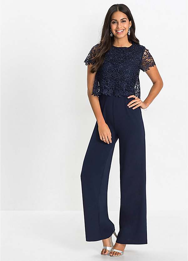 bonprix Lace Bodice Jumpsuit Freemans