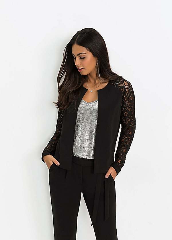 【新品】acka lace sleeve jacket bonprix Lace Sleeve Jacket | Freemans