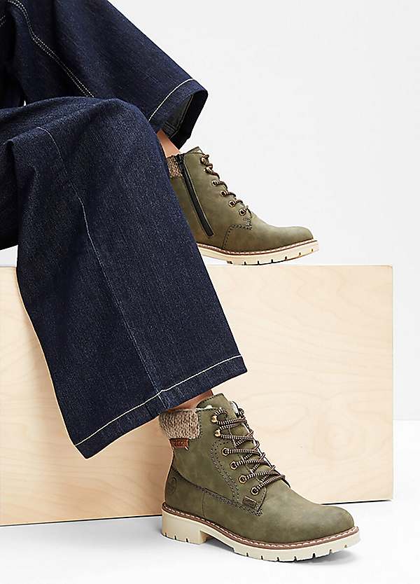 Tie up winter boots store