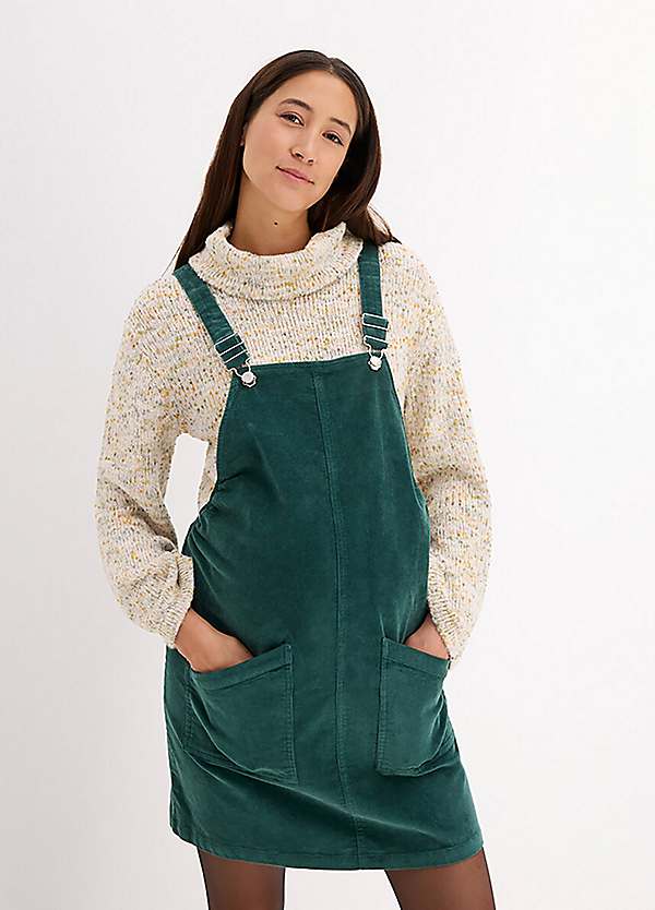 Pregnancy pinafore dress best sale