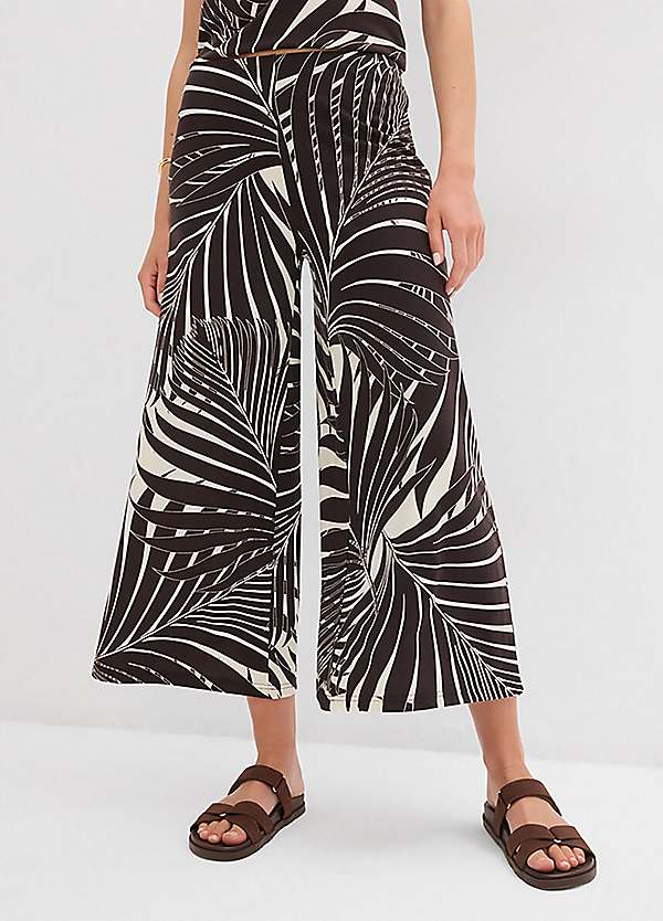 Viscose Bon Prix Culotte Bonprix Palm Leaf Print Culottes Freemans